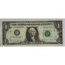 UNITED STATES OF AMERICA 1988 . ONE 1 DOLLAR BANKNOTE . ERROR . WET INK TRANSFER